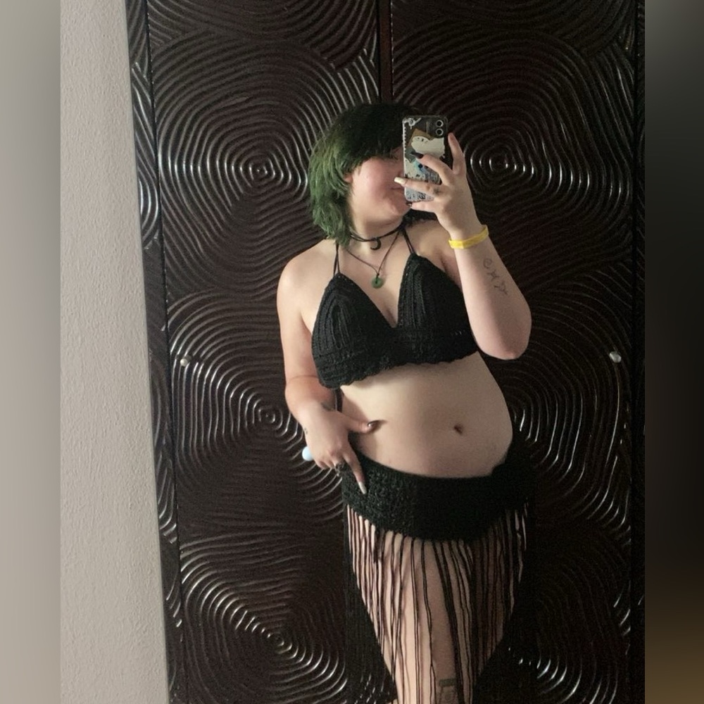 Handmade in mexico!! Black beach cover